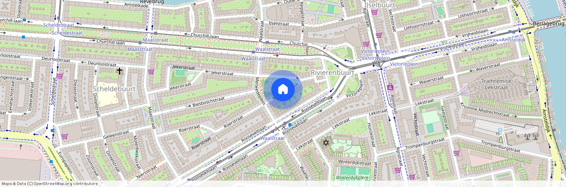 Scheldebuurt, 1078 NB, Merwedeplein, Amsterdam