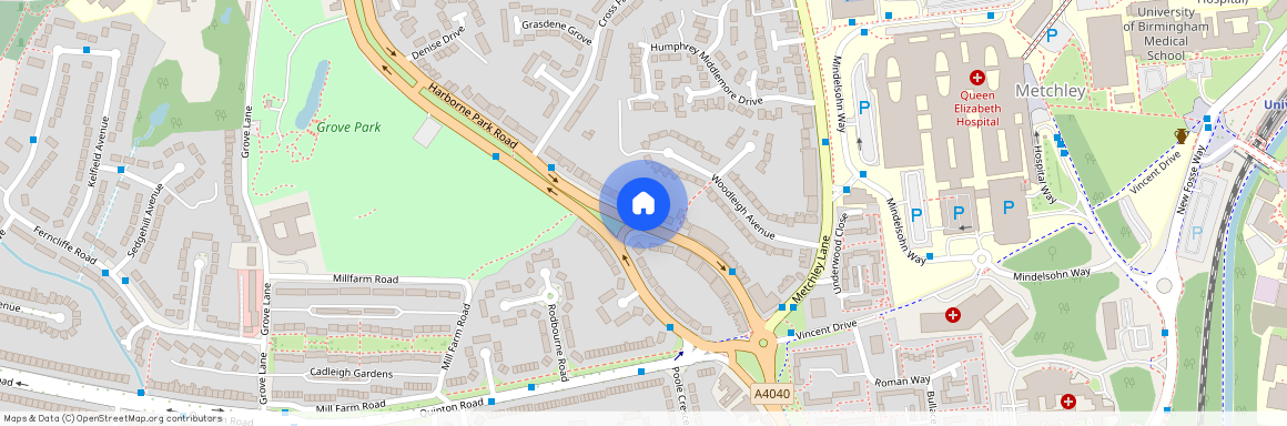 Harborne Park Road, Harborne, Birmingham B17