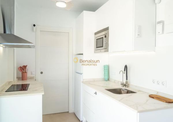 RENTED FOR LONG TERM FROM 10/12/25 NICE STUDIO WITH SEA VIEWS IN LOS BOLICHES FUENGIROLA