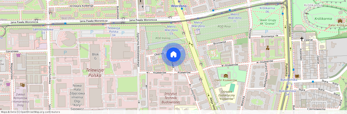 Warszawa, Mokotów, Okęcka