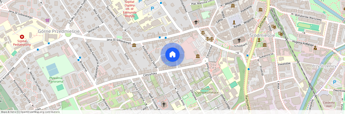 ul. Czysta 6, Górne Przedmieście, Bielsko-Biała, śląskie