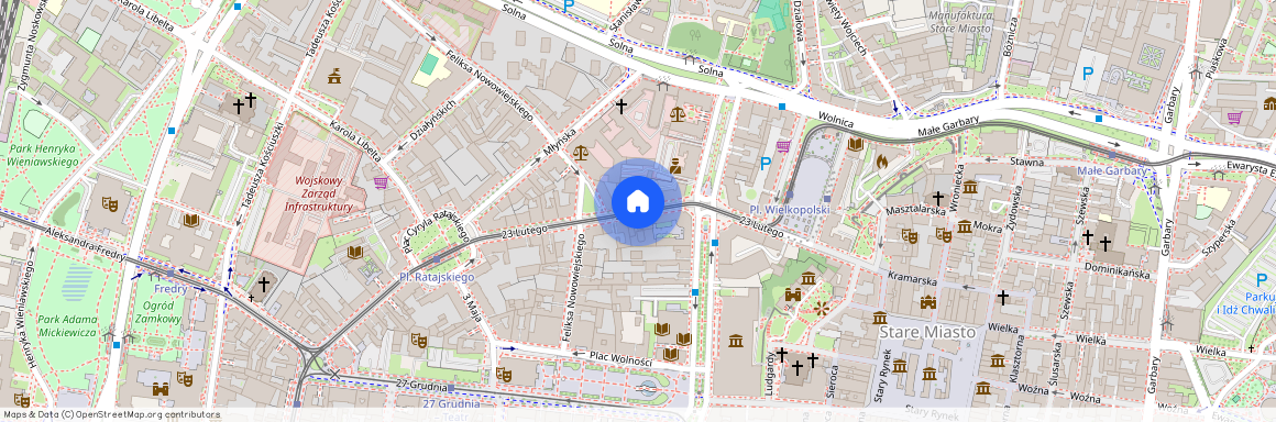 ul. 23 Lutego, Centrum, Stare Miasto, Poznań, wielkopolskie