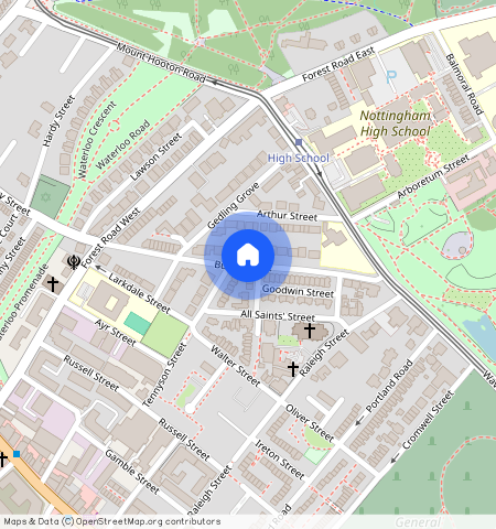 Burns Street, Nottingham, NG7