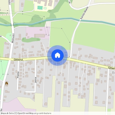 ul. Główna, Bełk, Czerwionka-Leszczyny, rybnicki, śląskie