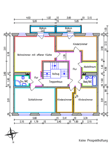 Große Familienwohnung / 2 Balkone / Modern - Photo 5