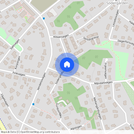 Södergårdsvägen, Tyresö