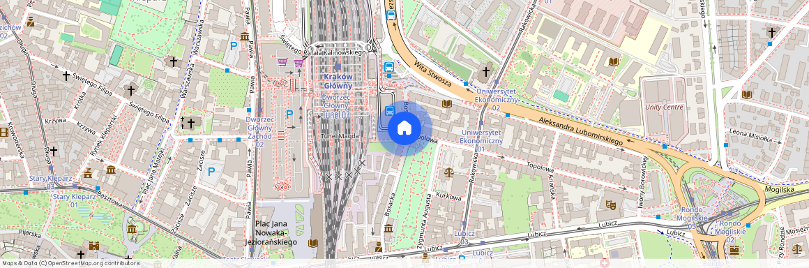 Topolowa, Kraków, Stare Miasto