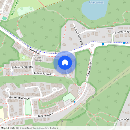 Mellanbergsvägen, Saltsjö-Boo