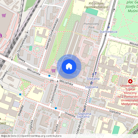 ul. Milczańska, Pomorzany, Zachód, Szczecin, zachodniopomorskie