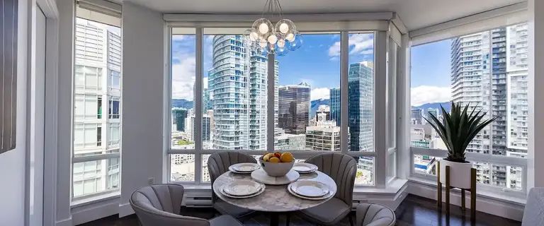 Fully Furnished Gorgeous 2 Bed 2 Bath Condo in Downtown! | 2801 - 535 Smithe Street, Vancouver - Photo 1