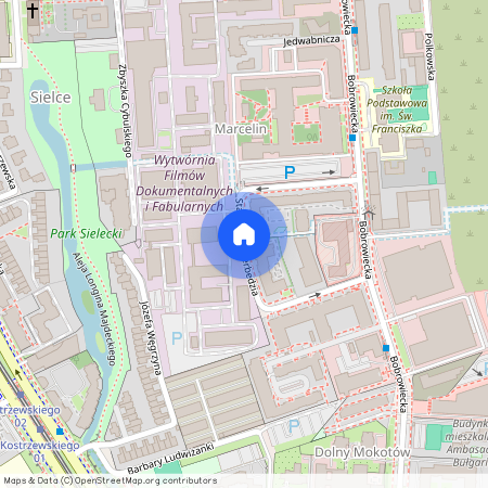 ul. Stanisława Kierbedzia, Sielce, Mokotów, Warszawa, mazowieckie