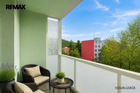 Pronájem prostorného bytu 2+1 s velkým balkonem a neprůchozími pokoji - Photo 3