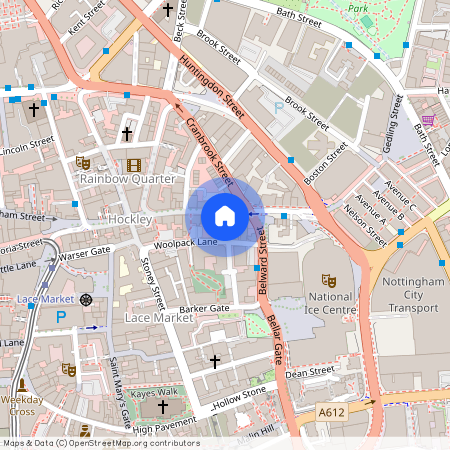 Hockley House, Wool Pack Lane, Nottinghan, NG1 1GA