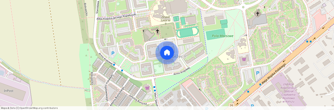 ul. ks. Stanisława Piotrowskiego, Dobrzec, Kalisz, wielkopolskie