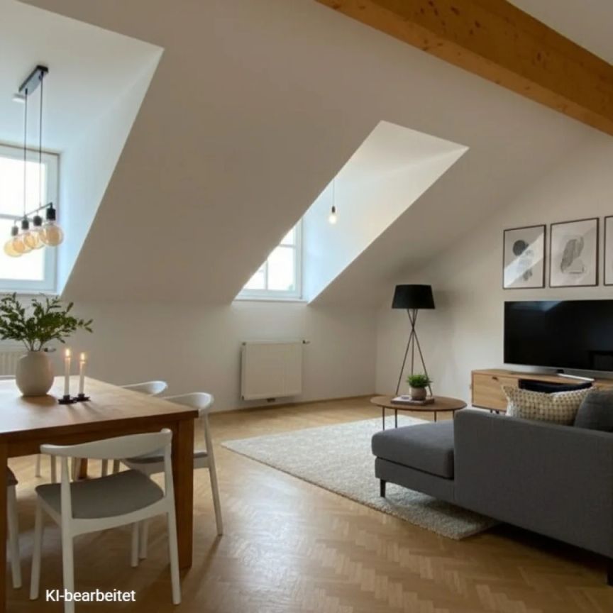 Schicke 2-Zimmer Dachgeschoss-Wohnung am Pfarrplatz 13 - Photo 1