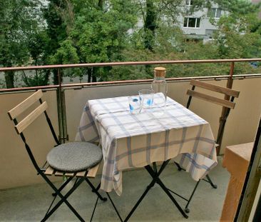 Helle 2 Zimmerwohnung mit ruhigem, sonnigen Balkon ins Grüne - Photo 5