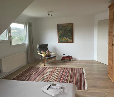 Gepflegte vollmöblierte 3-Zi DG-Wohnung mit Burgblick - Foto 1