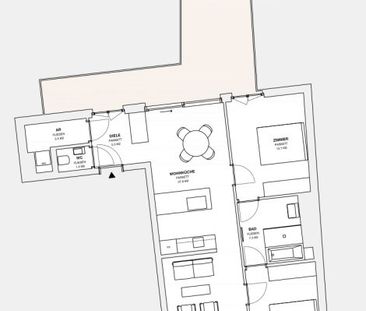 ++NEU++ fantastische 2-Zimmer-Wohnung mitten im Herzen der Stadt (1... - Photo 3