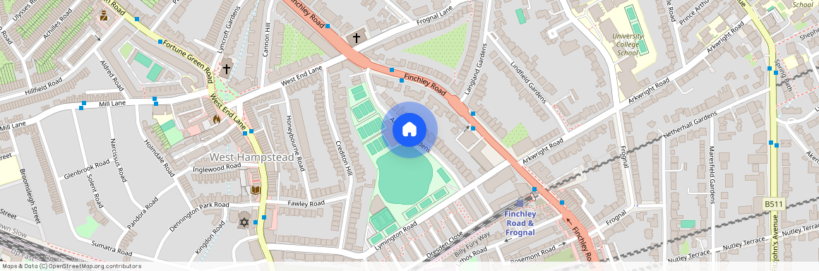 Alvanley Gardens, West Hampstead, NW6, London