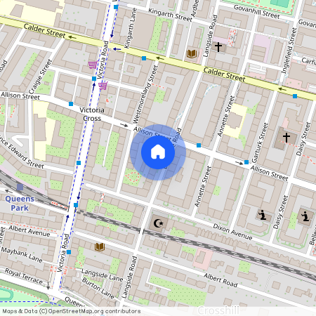 Room 3, Flat 3/2, 244 Langside Road, Glasgow G42 8XN