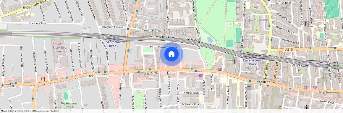 Hamlet Gardens, Ravenscourt Park, London, W6