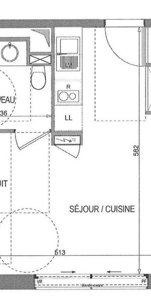 Location Appartement 1 pièce 28m² NANTES 44000 - Photo 2