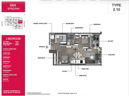 For Lease - 664 Spadina Avenue Unit# 906, Toronto, Ontario - Photo 3