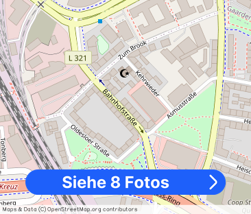 2-Zimmer-Wohnung mit Balkon in der Bahnhofstr. 24 in Kiel zu vermie... - Foto 1