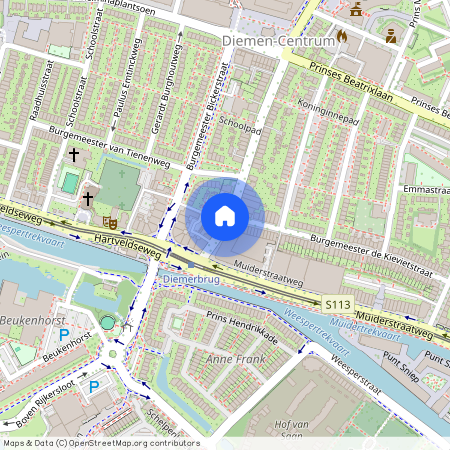 Centrum Oost, 1111 HJ, Ouddiemerlaan, Diemen