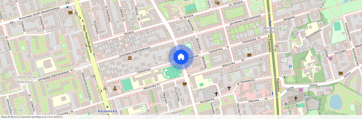 ul. Odolańska, Stary Mokotów, Mokotów, Warszawa, mazowieckie