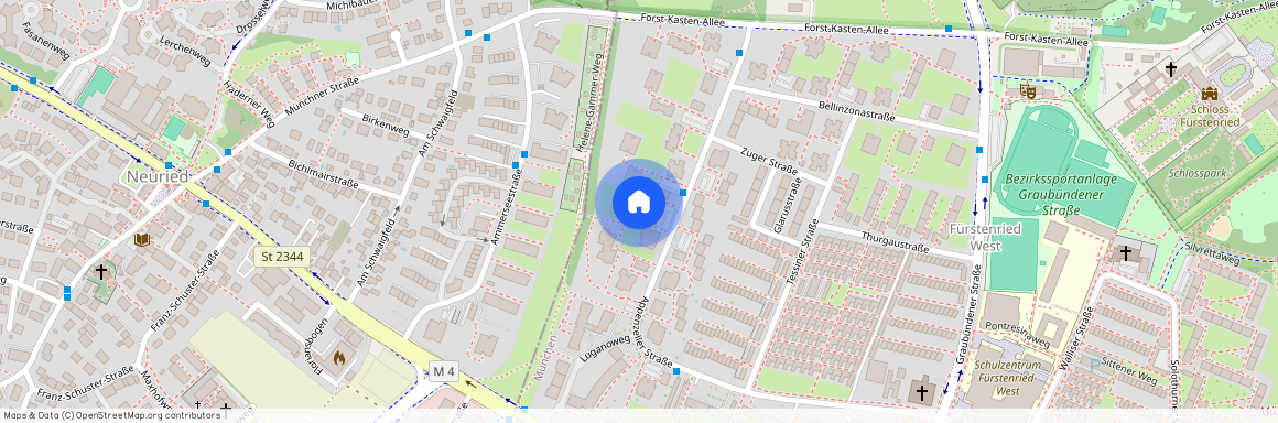 Appenzeller Str. 115, 81475 München - Thalk.Obersendl.-Forsten-Fürstenr.-Solln