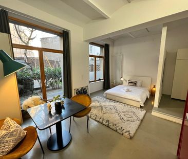 F-Hain: voll möbliertes LUXUS Apartment - 40 m² befristet für max. ... - Photo 1