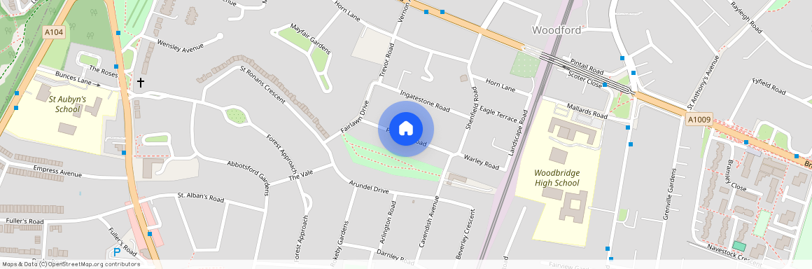 IG8 9AP, Woodford Green