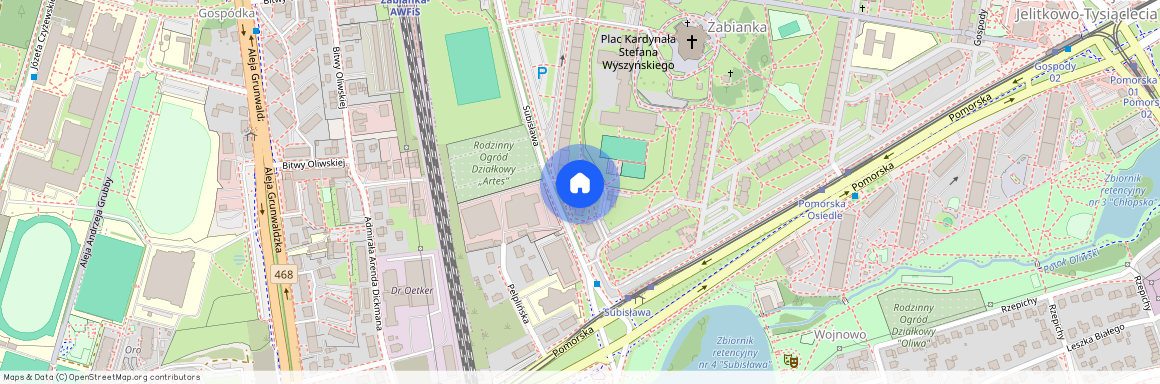 ul. Subisława, Żabianka, Gdańsk, pomorskie