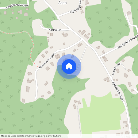 Kusseredsvägen, Kungsbacka