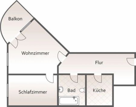 +++ Individuelle 2-Raumwohnung mit Balkon +++ - Foto 5