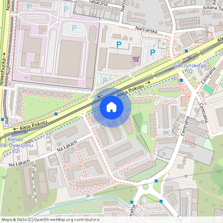 al. Pokoju, Łęg, Czyżyny, Kraków, małopolskie