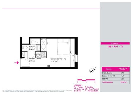 Location Appartement 1 pièce 19m² FRANQUEVILLE ST PIERRE 76520 - Photo 4
