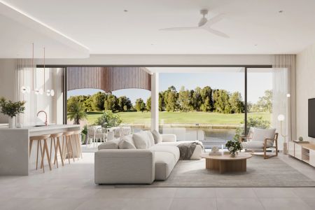 Discover this brand-new, spacious, and elegantly designed villa, perfectly situated in the prestigious Saffron Link enclave of Hope Island Resort. - Photo 2