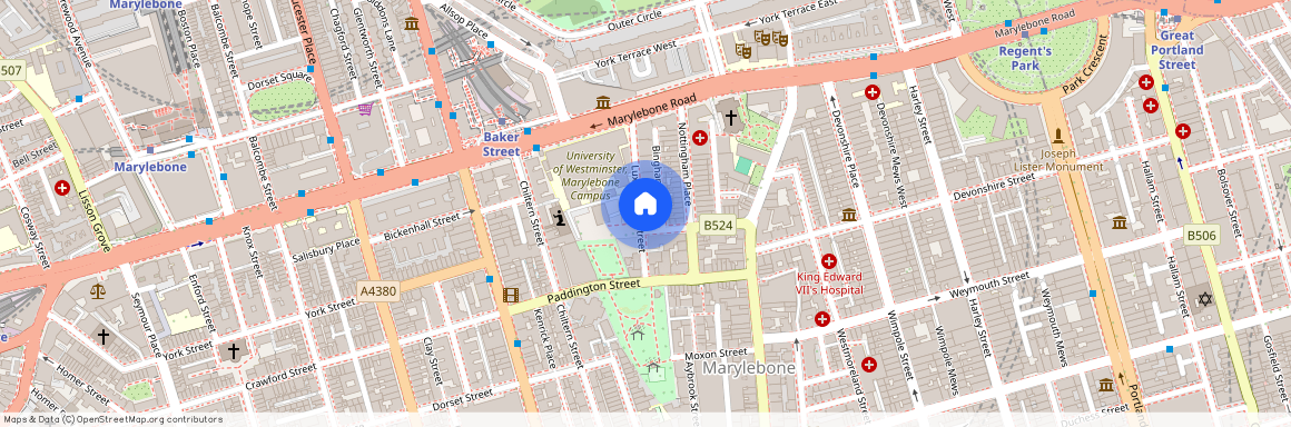 Cheviot Court, Luxborough Street, Marylebone, London, W1U