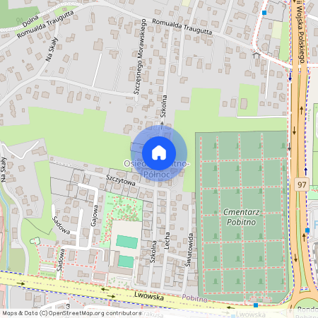 ul. Szkolna, Pobitno, Rzeszów, podkarpackie