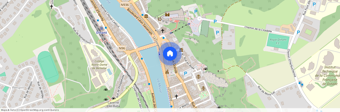 Rue Grande, 134, 5500, Dinant