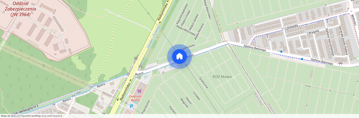 ul. Bystra, Zacisze, Targówek, Warszawa, mazowieckie