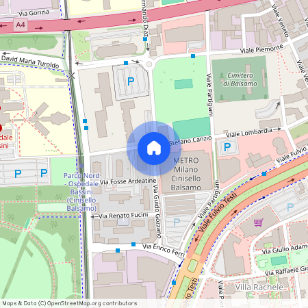 Via Guido Gozzano, Włochy, Cinisello Balsamo