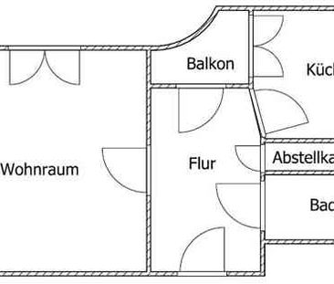Saniertes Single-Appartment mit neuem Duschbad - Foto 6