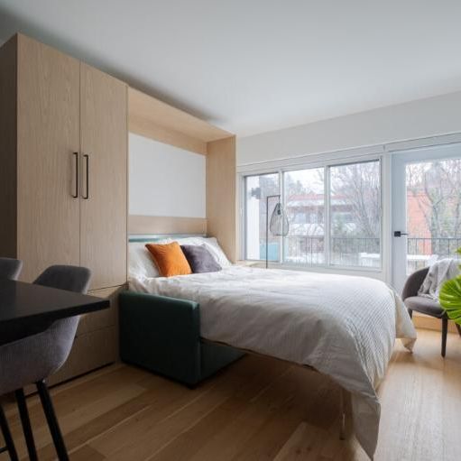 Loft entièrement meublé à louer Saint-Jean-Baptiste juillet 2026 - Photo 1