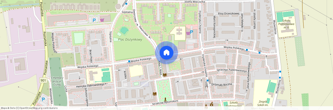 ul. Wojska Polskiego, Pyskowice, gliwicki, śląskie