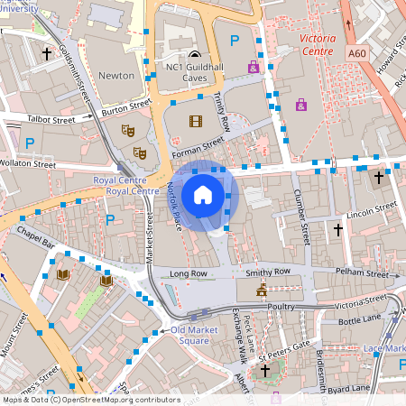 Plot The Frontage, Classic Smaller 2 Bed Apartment - Shared Bathroom at Nationwide, 1 Queen St NG1