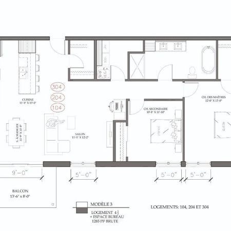 IMMEUBLE 55 ans et plus - 4 1/2 STATIONNEMENT INTÉRIEUR - ASCENSEUR - Photo 3