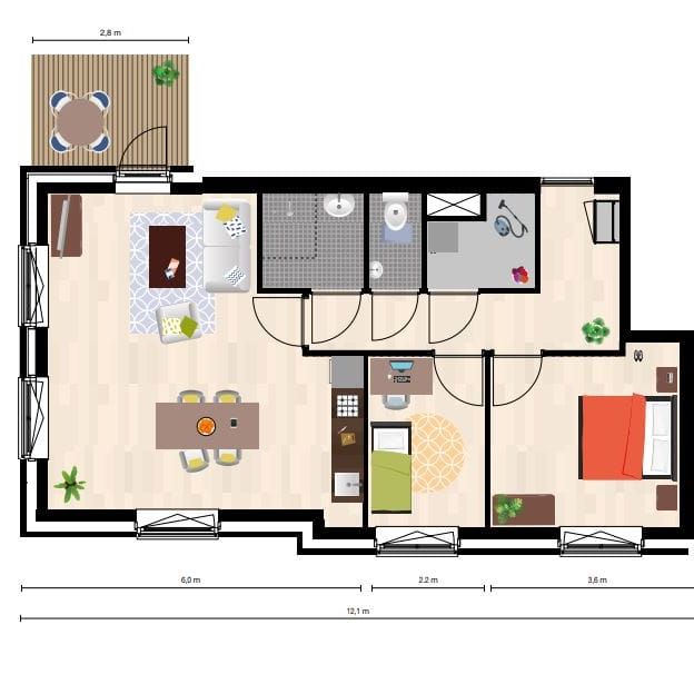 Appartement te huur: Vestgraaf 15 5271 BG Sint-Michielsgestel - Photo 1